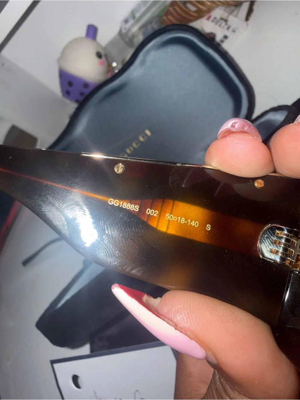 ✨Gucci GG1888S Rectangular Sunglasses Havana Brown